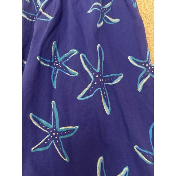 Gymboree Blue Starfish Mermaid Cove Racerback Maxi Dress, 5 - Picture 5 of 6